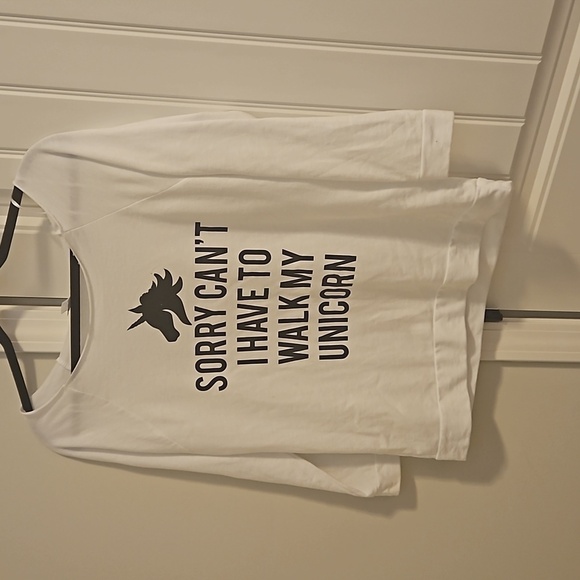 🪅 White Long Sleeve Shirt Size M - Picture 1 of 3